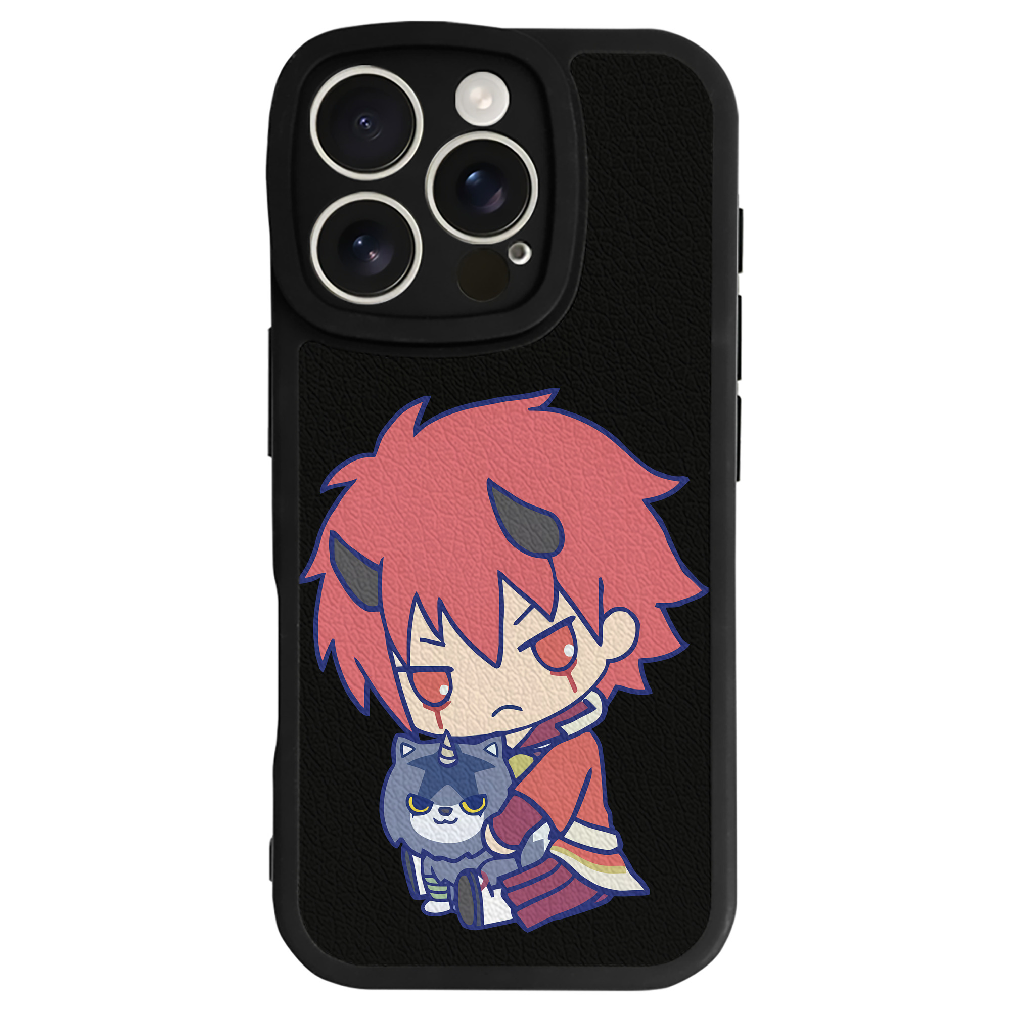 （画像用） 転スラ Regarding Reincarnated to Slime 【iPhone 16シリーズ対応】シリコンスマホケース（レザー調） 材質：シリコン